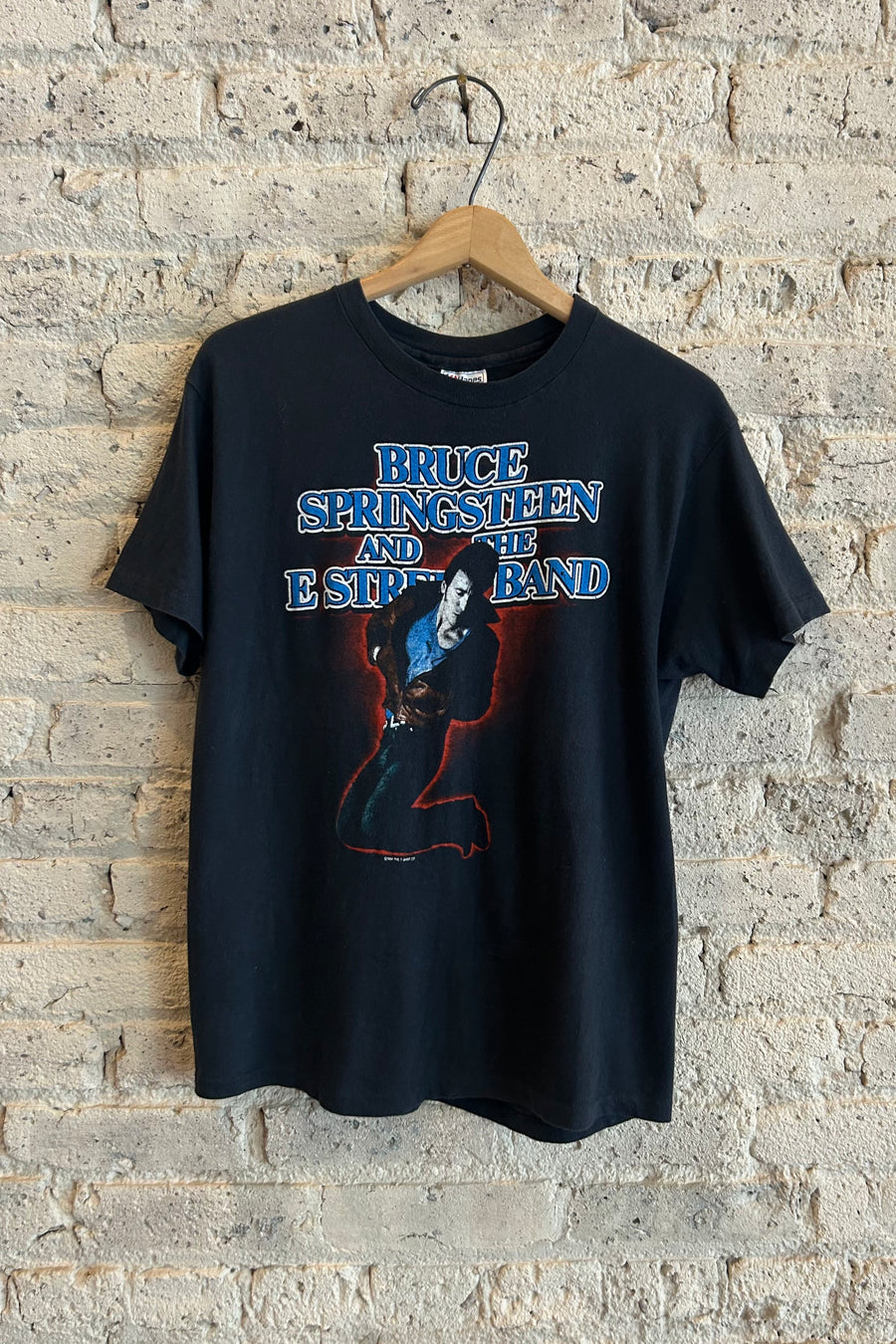 Wesley Supply Co 1980's Bruce Springsteen Born in the USA T-Shirt in Black - Notre