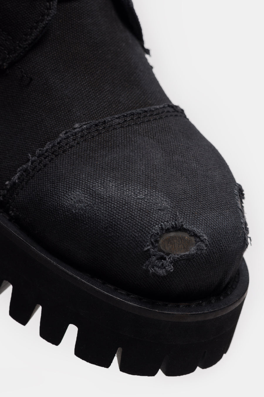 424 X Boot in Distressed Black - Notre