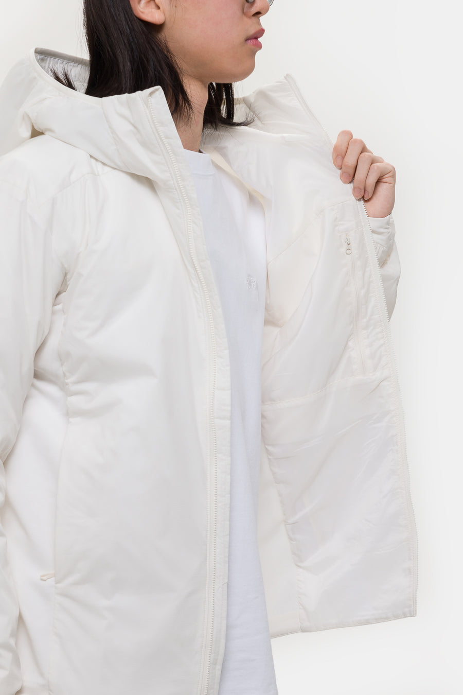 Arc'teryx Atom Hoody Jacket in Whiteout - Notre