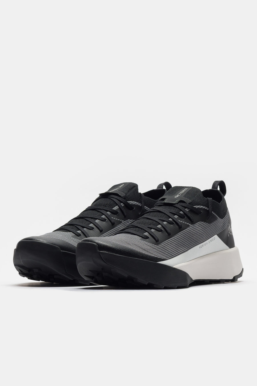 Arc'teryx Vertex Speed Low Sneaker in Black/Arctic Silk - Notre