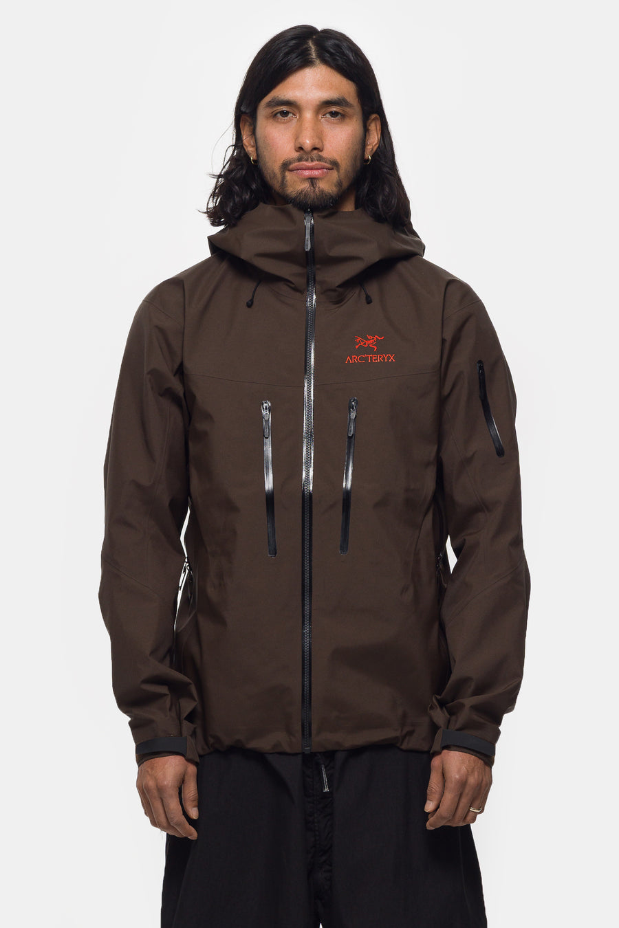 Arc'teryx Alpha SV Jacket in Carob/Black/Dynasty - Notre