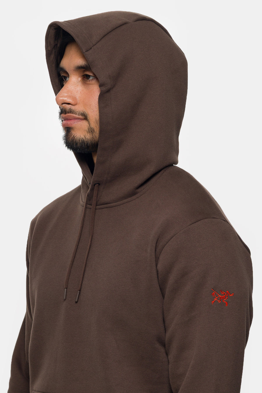 Arc'teryx Emblem Fleece Hoodie in Carob - Notre