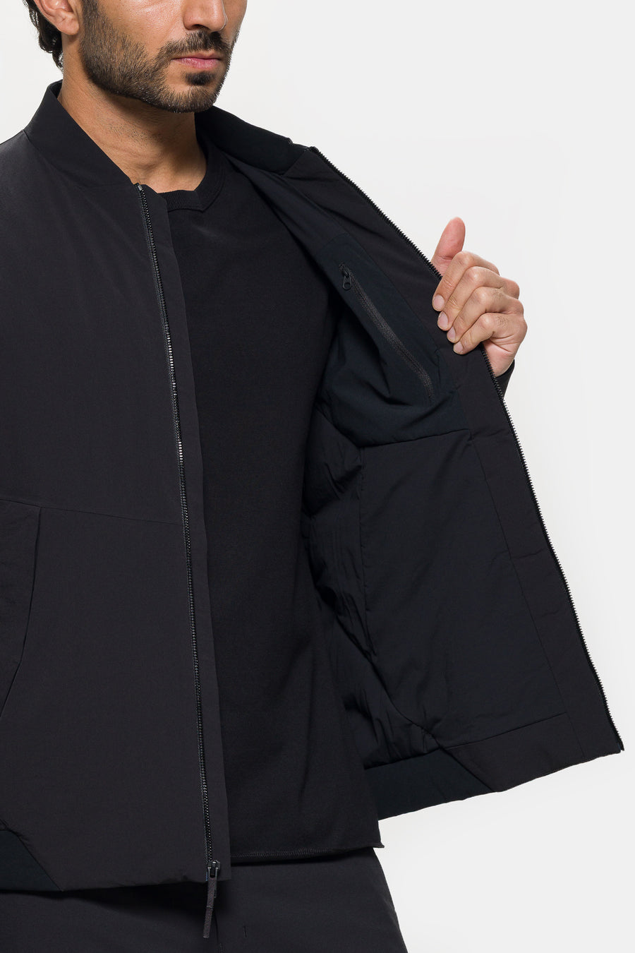 Arc’teryx Veilance Diode Insulated Bomber in Black - Notre