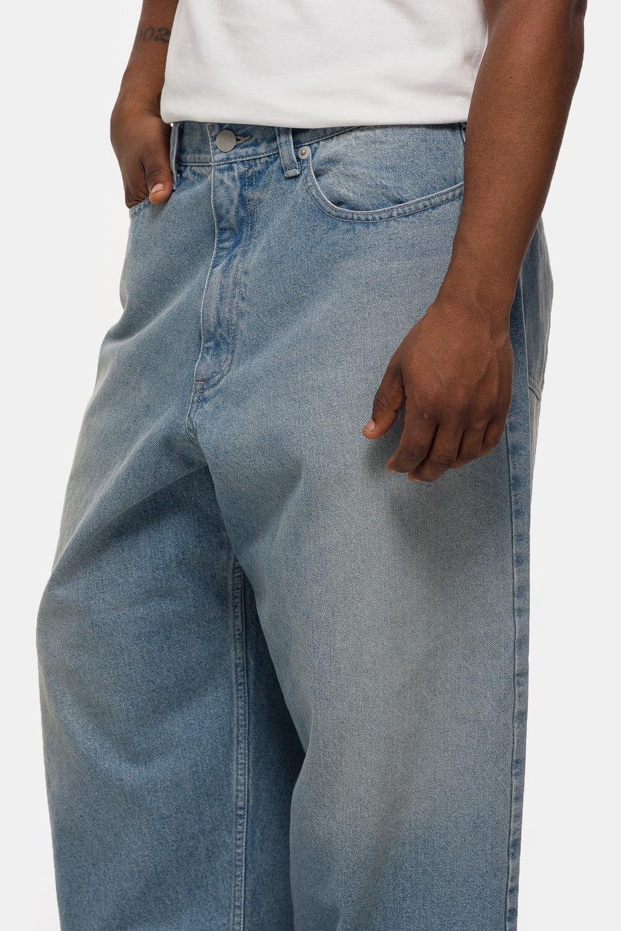 Beams Wide Fit Jean in Light Blue - Notre