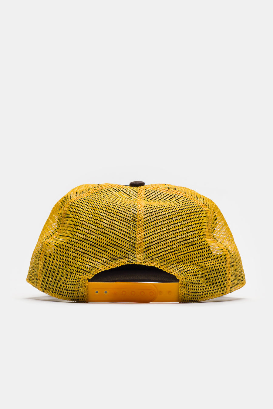 Bare Knuckles Rodeo Mesh Trucker Hat in Espresso/Gold - Notre