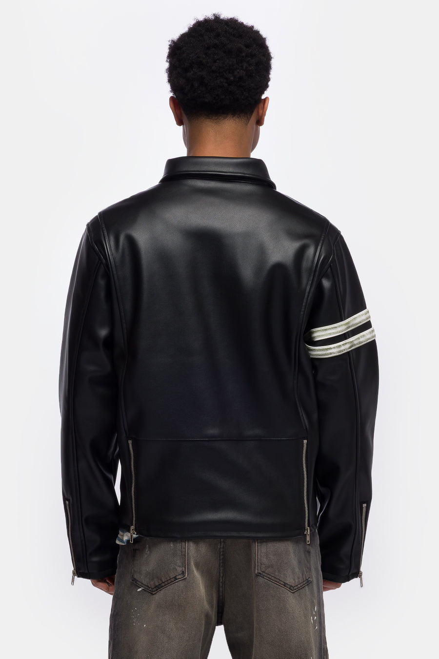 Basketcase Gallery Customs Leather Jacket in Black - Notre