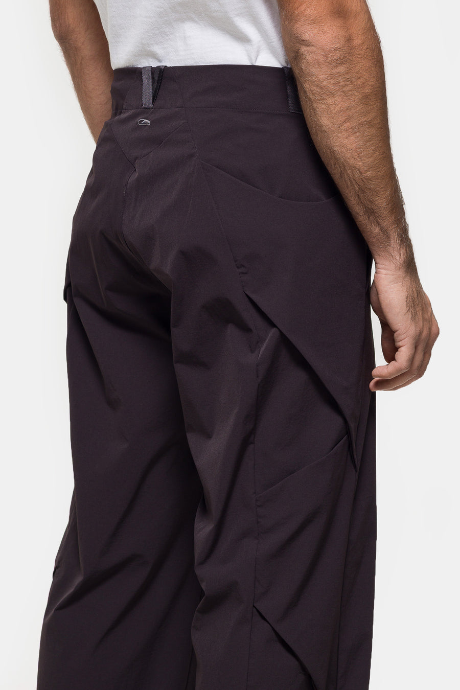 Colin Meredith Braided Trouser in Black Bean - Notre