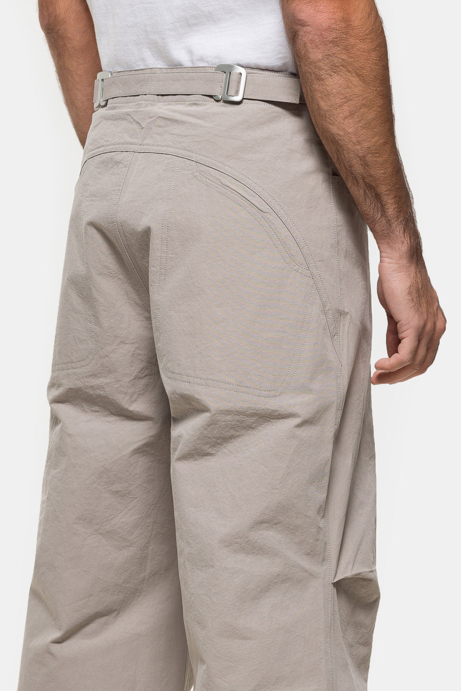Colin Meredith Loop Claw Trouser in Cement - Notre
