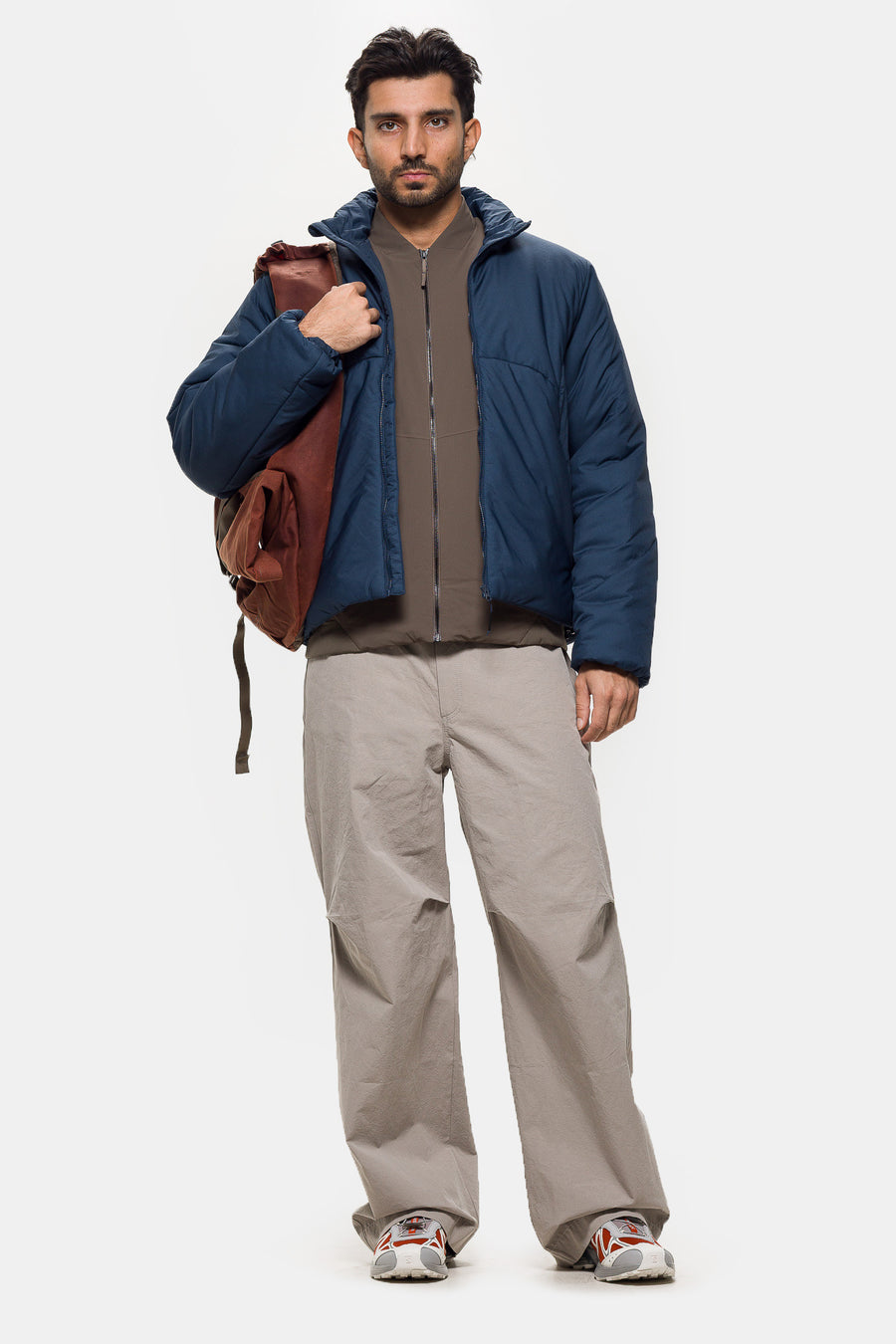 Colin Meredith Loop Claw Trouser in Cement - Notre