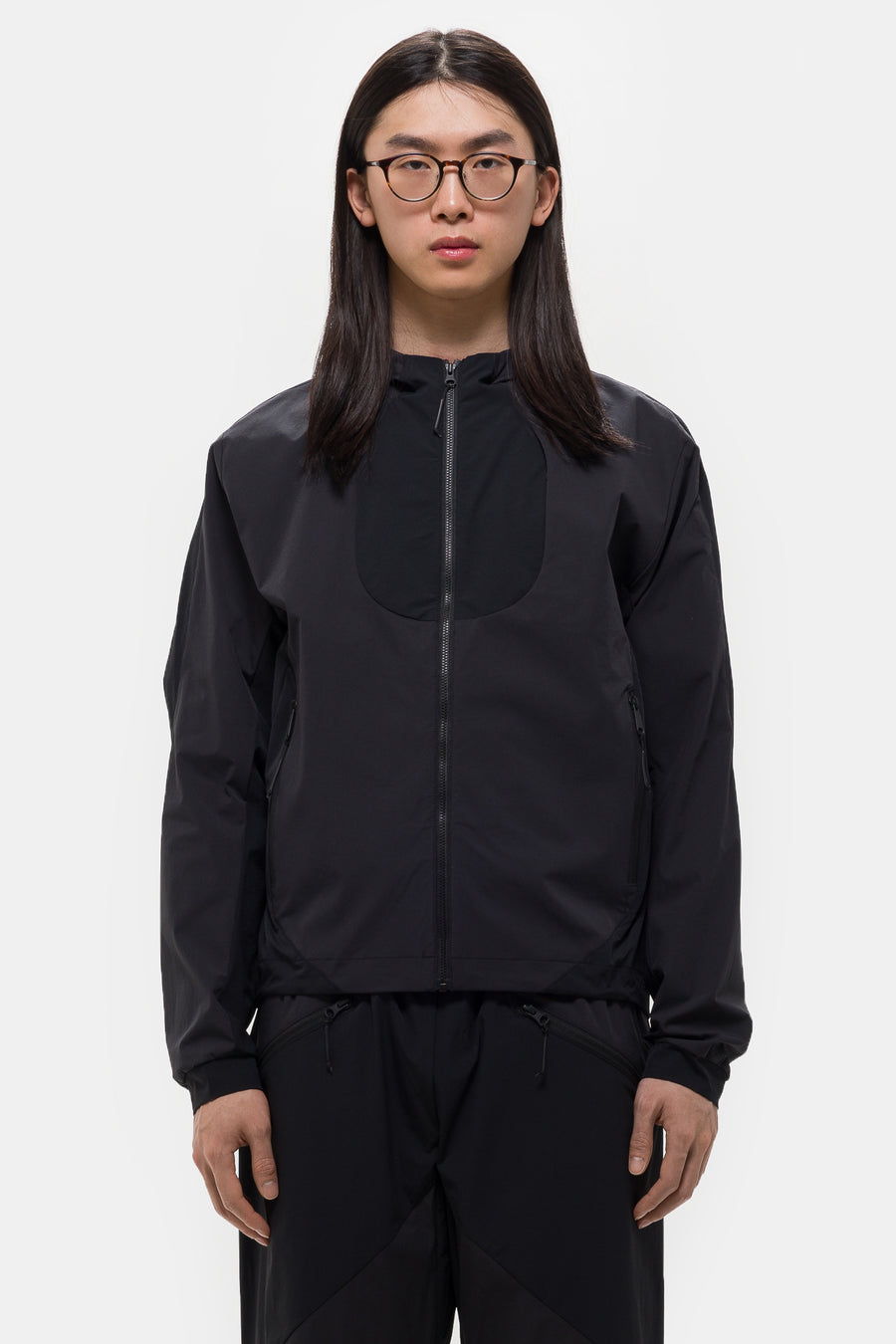 Colin Meredith Soft Comp Hooded Jacket in Black - Notre