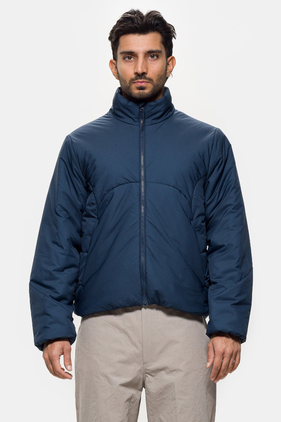 Colin Meredith Stirrup Insulated Jacket in Slate Blue - Notre