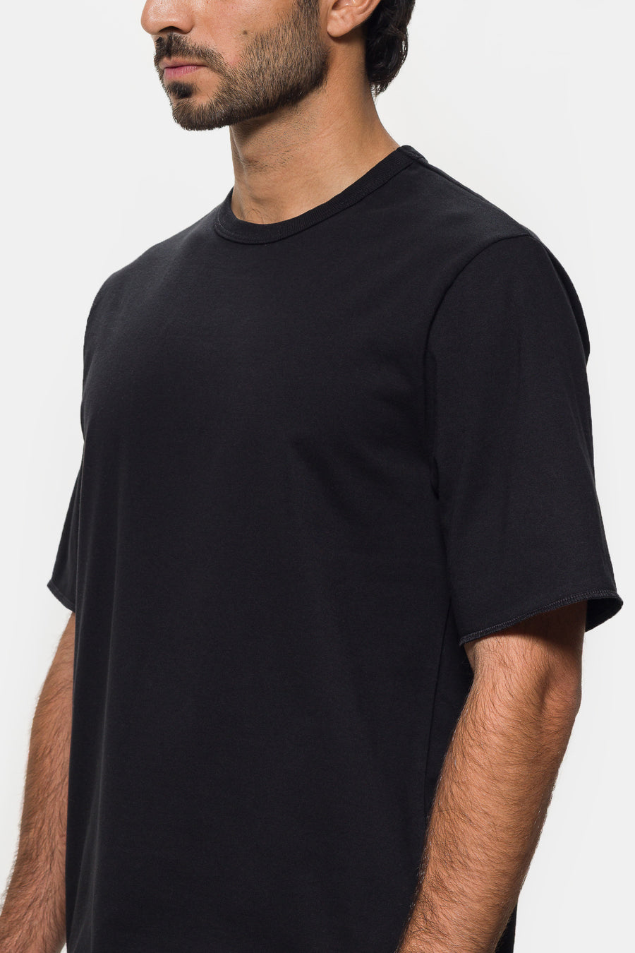 Colin Meredith Top Heavy T-Shirt in Black - Notre