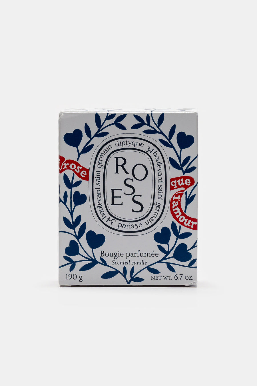 Diptyque Valentines Edition Roses Candle 190g - Notre