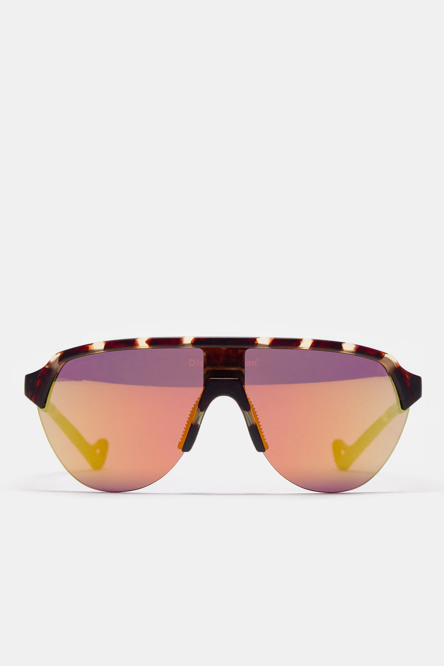 District Vision Nagata Speed Blade Sunglasses in Tortoise/D+ Amber Mirror - Notre