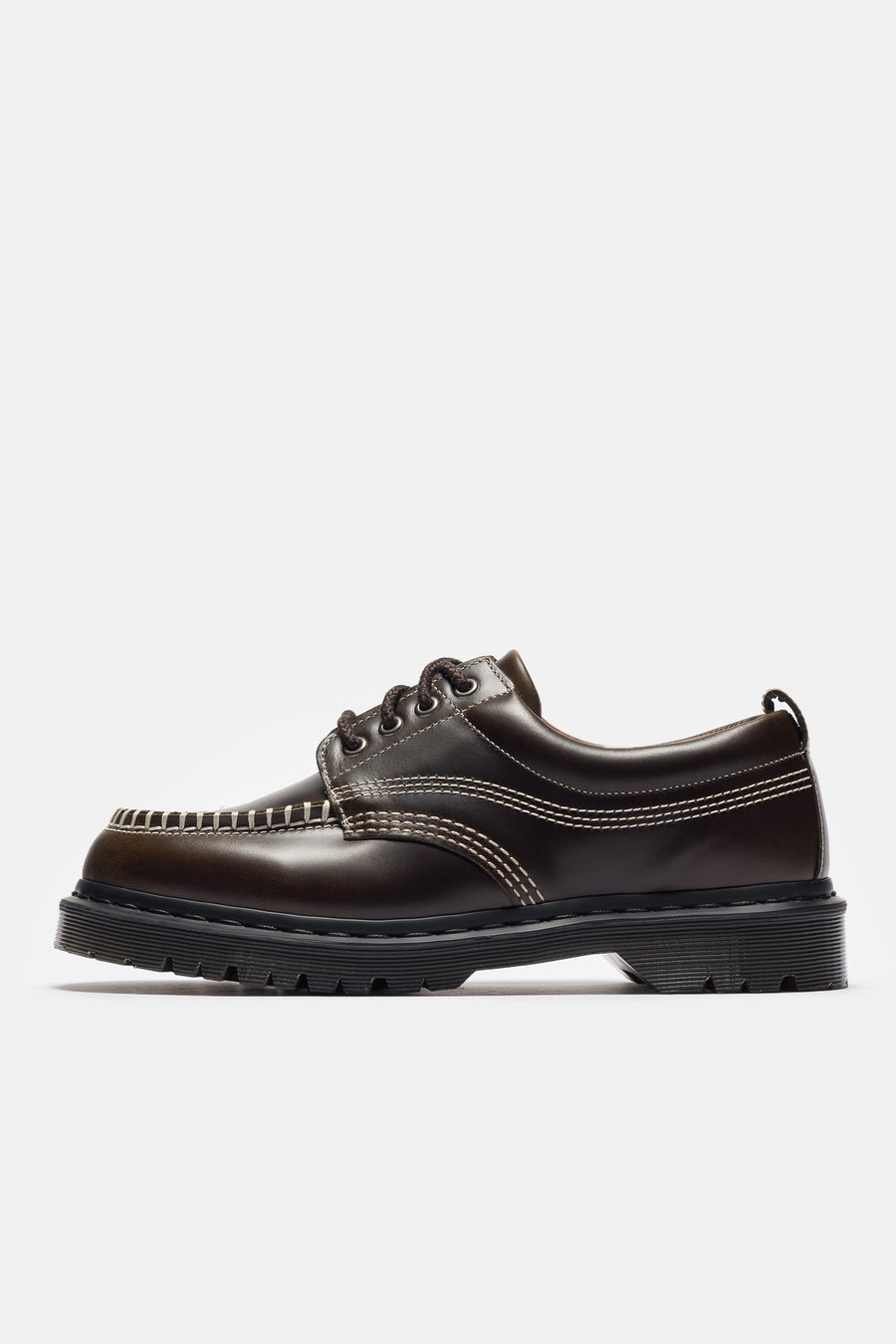 Dr. Martens Lowell 4 Eye Shoe in Olive Orleans - Notre