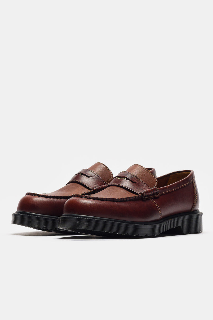 Dr. Martens Made in England Penton Loafer in Polo Brown/Amber - Notre