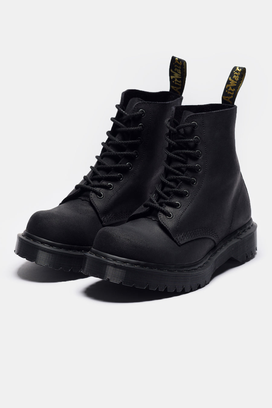 Dr. Martens 1460 Bex Bump Toe Boot in Black Wax Commander - Notre