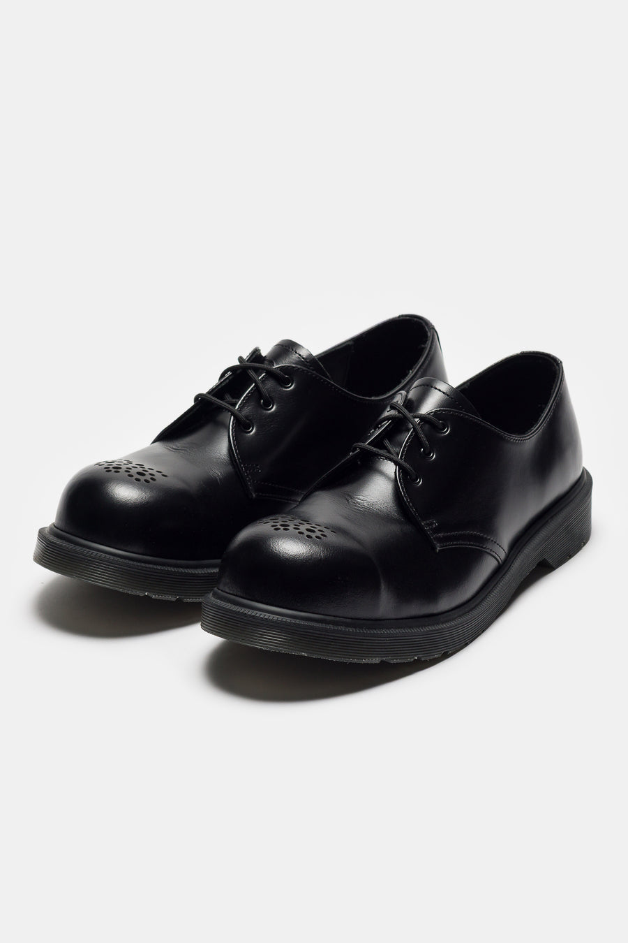 Dr. Martens 1461 Analine Leather Steel Toe Derby in Black - Notre