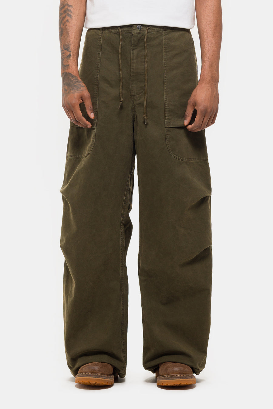 Entire Studios Barren Cargo Pant in Olive - Notre