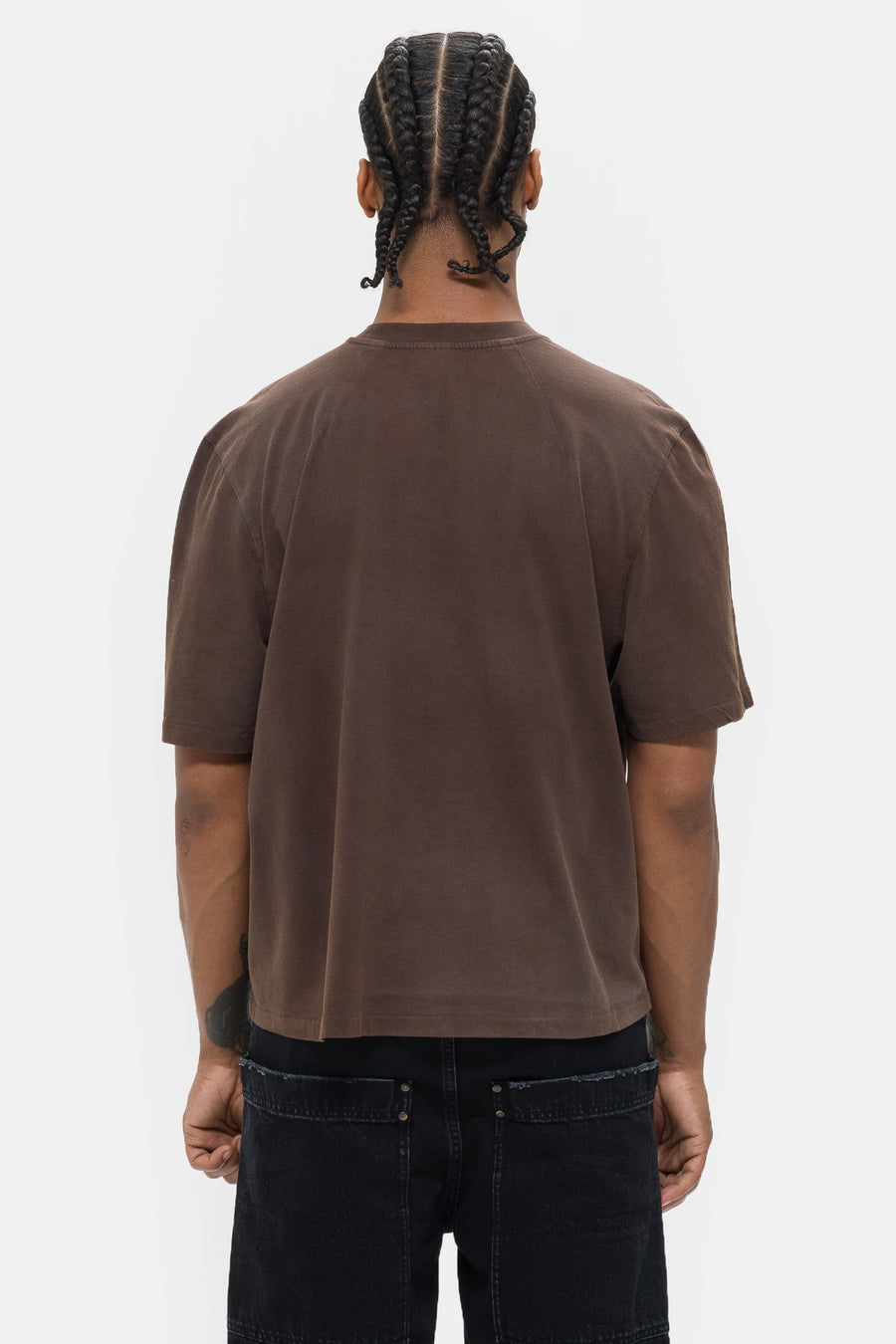 Entire Studios Dart Tee in Brown - Notre