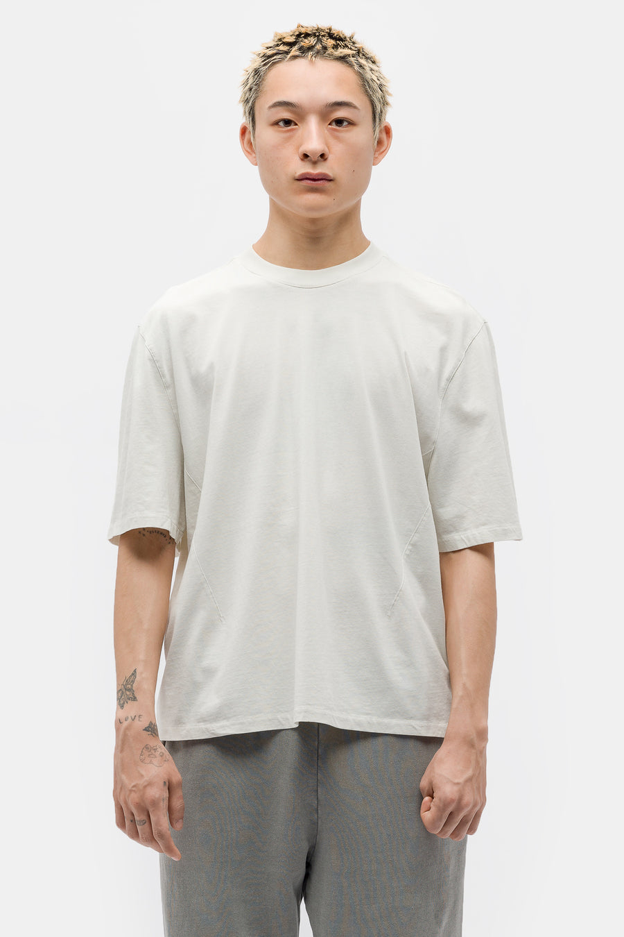 Entire Studios Dart Tee in White - Notre