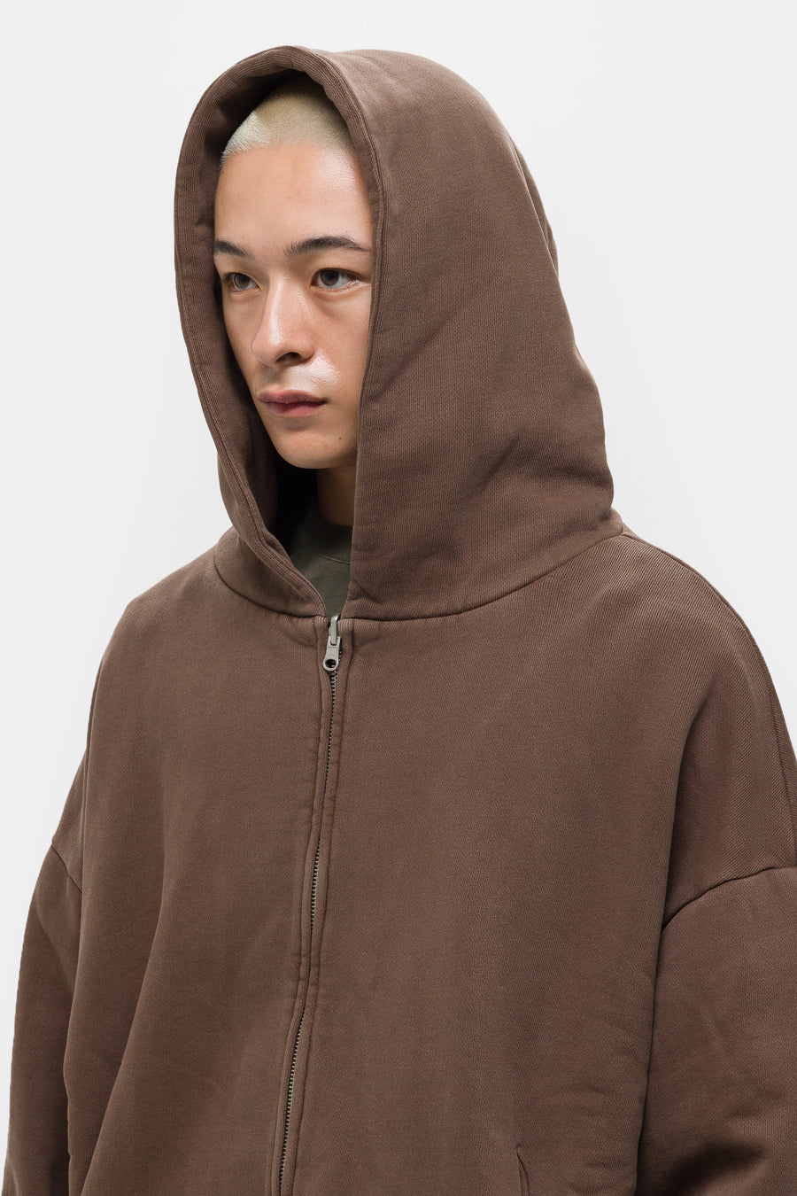 Entire Studios Thermal Hoodie in Brown - Notre