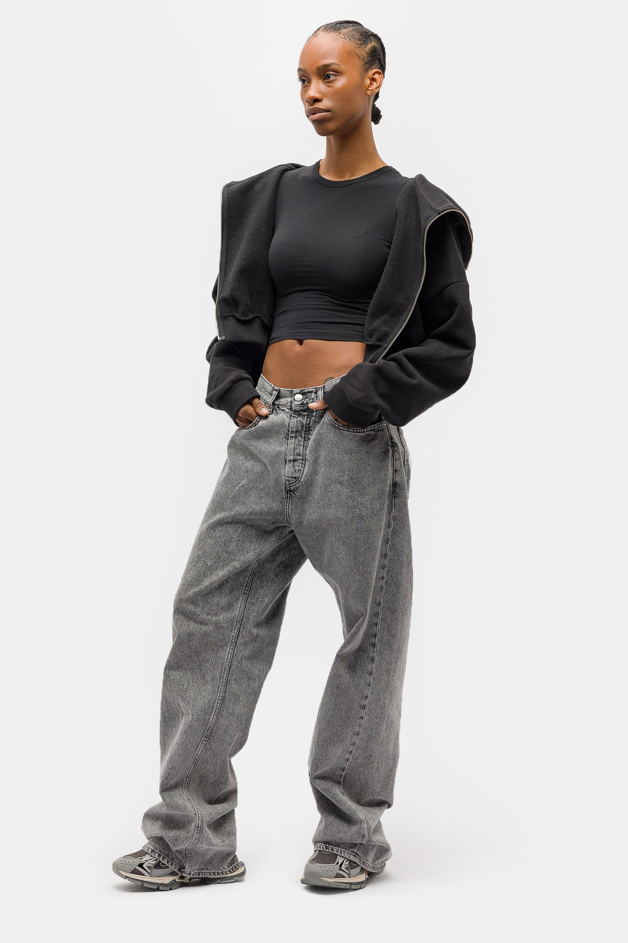 Entire Studios Micro Tee in Black - Notre