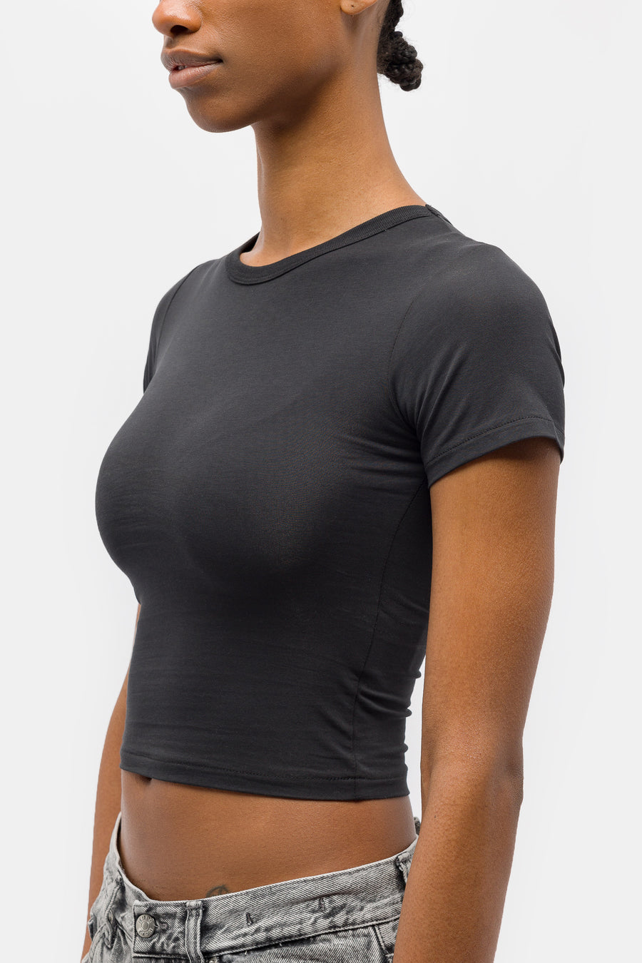 Entire Studios Micro Tee in Black - Notre
