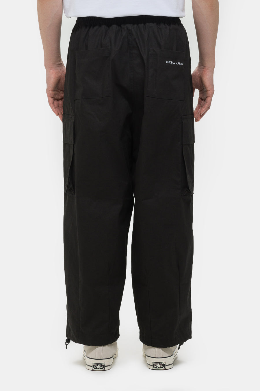 Estudio Niksen Cargo String Balloon Pant in Black - Notre