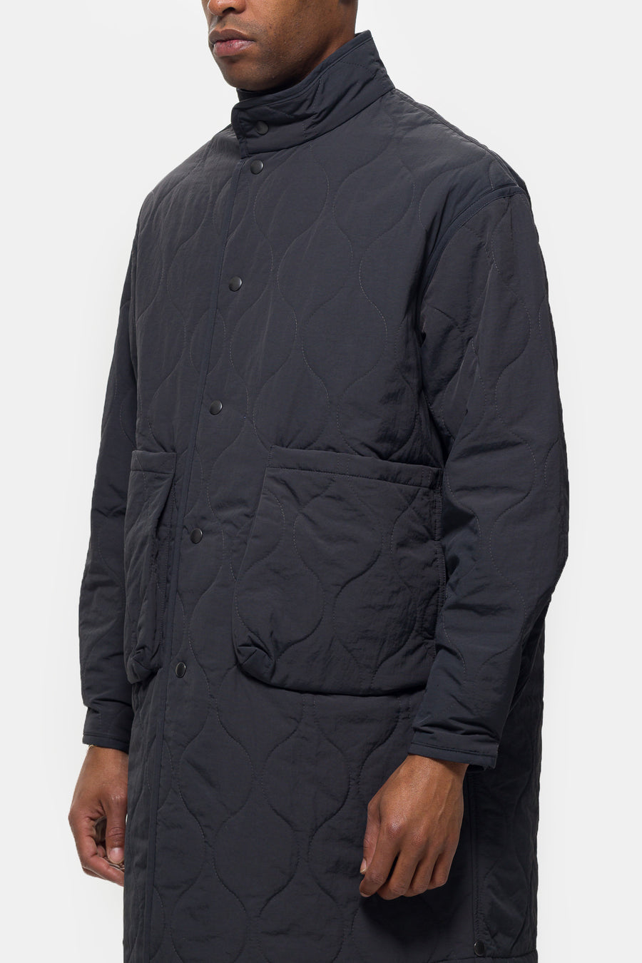 Estudio Niksen Convertible Padded Jacket in Grey - Notre