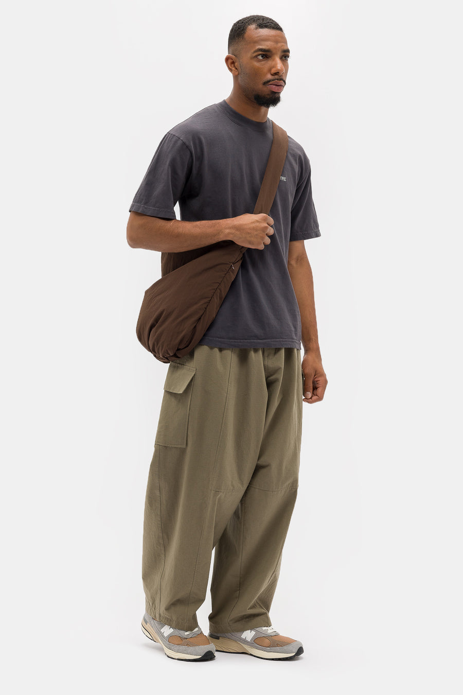 Estudio Niksen Crossbody Padded Bag in Brown - Notre