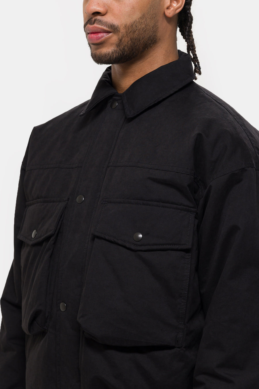 Estudio Niksen Down Pocket Jacket in Black - Notre