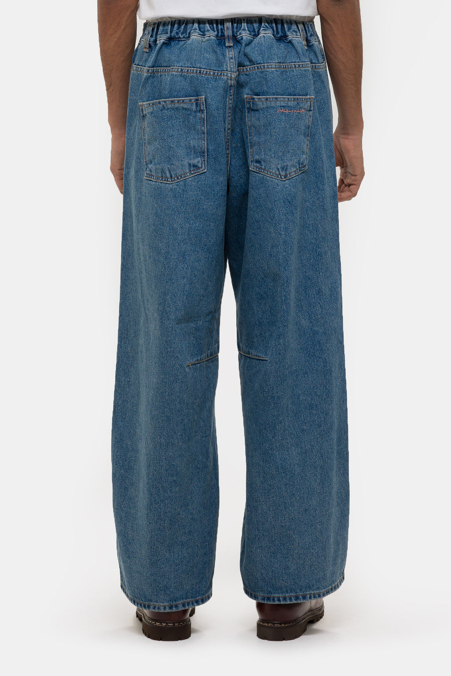 Estudio Niksen Half-Dart Maxi Jean in Blue Wash - Notre