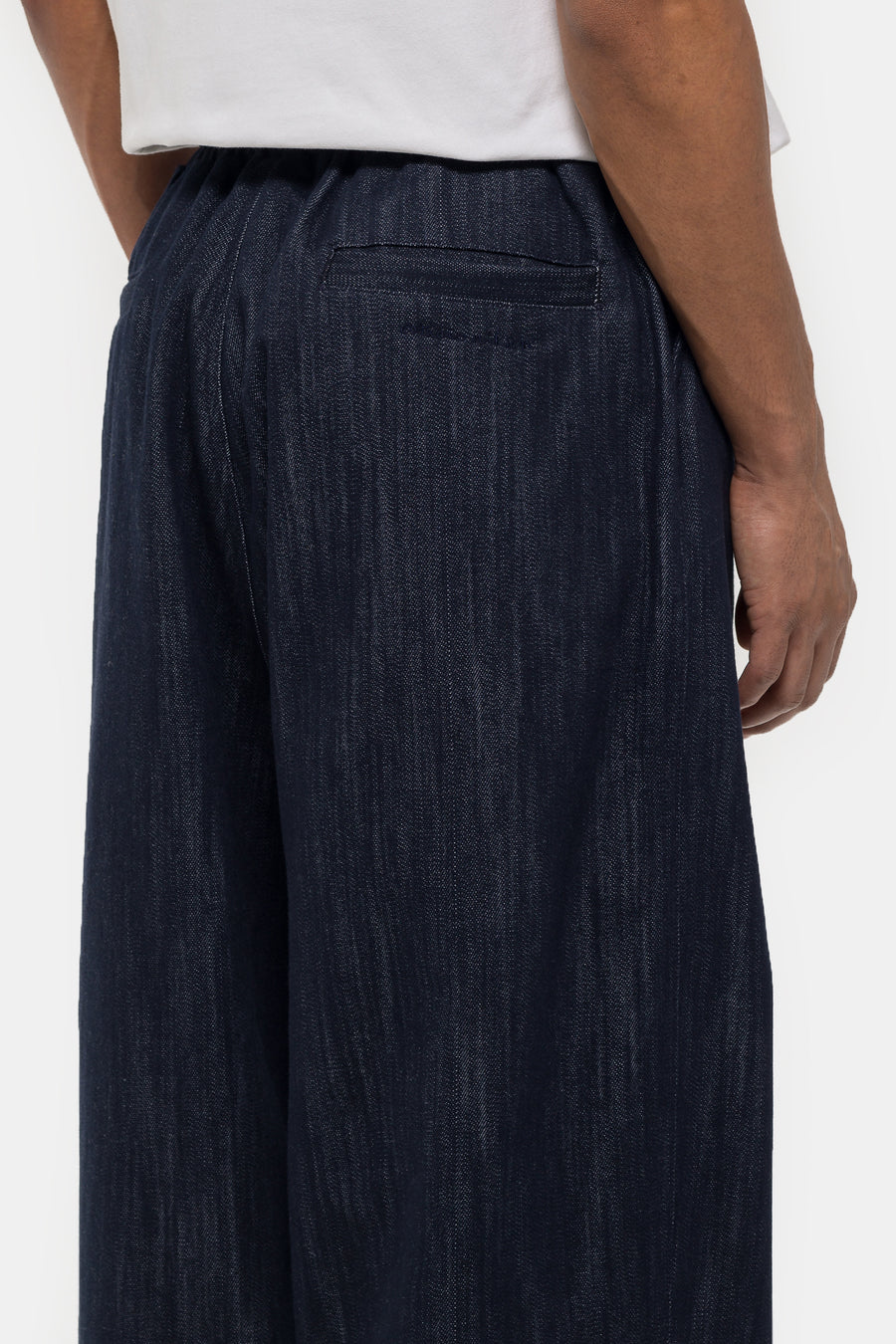 Estudio Niksen Pintuck Balloon Pant in Indigo - Notre
