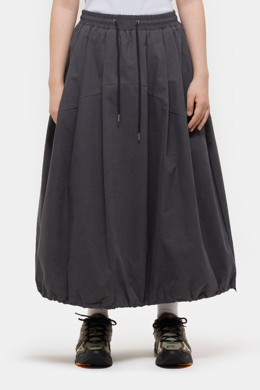 Estudio Niksen Pintuck Balloon Skirt in Charcoal - Notre