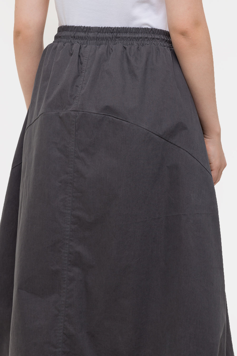 Estudio Niksen Pintuck Balloon Skirt in Charcoal - Notre