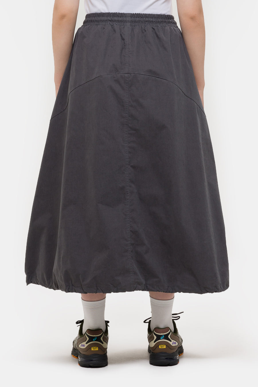Estudio Niksen Pintuck Balloon Skirt in Charcoal - Notre