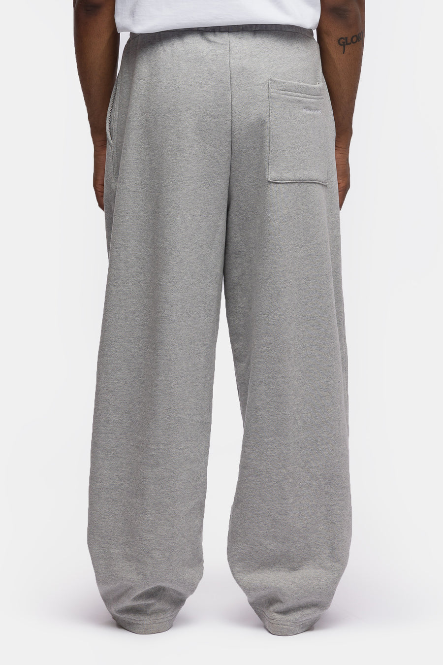Estudio Niksen Pleated Wide Jogger in Grey - Notre