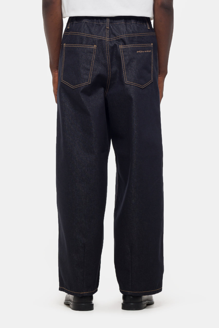 Estudio Niksen Raw Denim Balloon Jean in Indigo - Notre