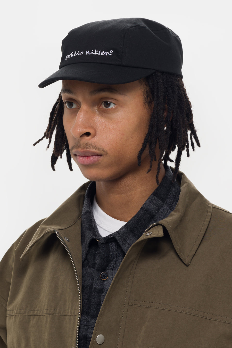 Estudio Niksen Signature Army Cap in Black - Notre