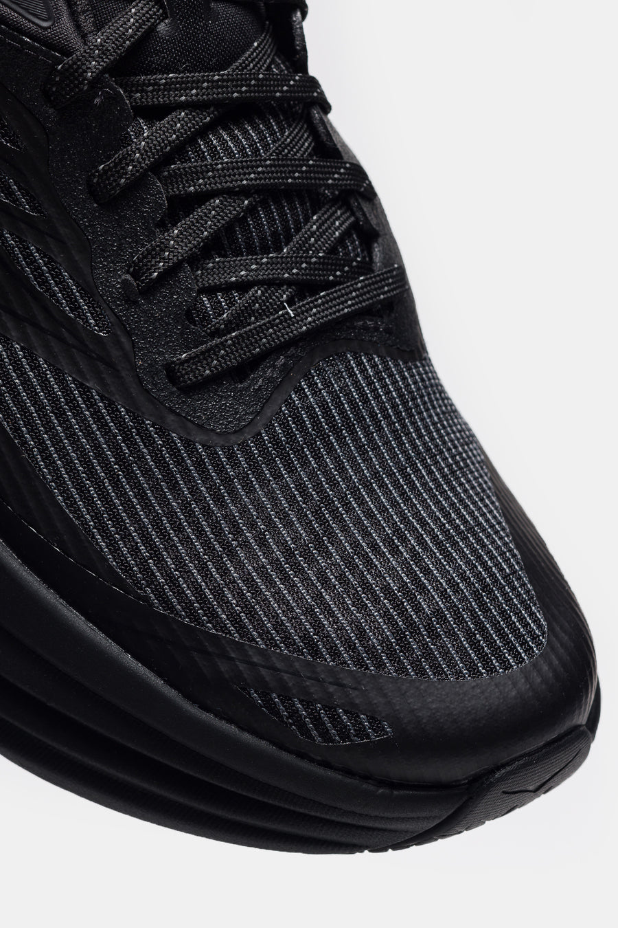 HOKA Bondi 8 TS Caged Sneaker in Black/Black - Notre