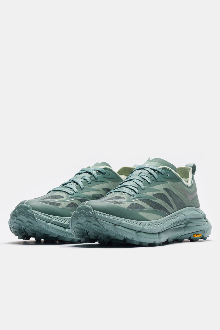 HOKA Mafate Speed 4 Lite Sneaker in Rosemary/Pale Melon - Notre