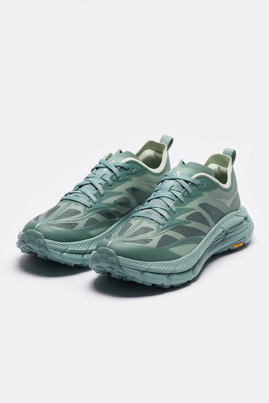 HOKA Mafate Speed 4 Lite Sneaker in Rosemary/Pale Melon - Notre