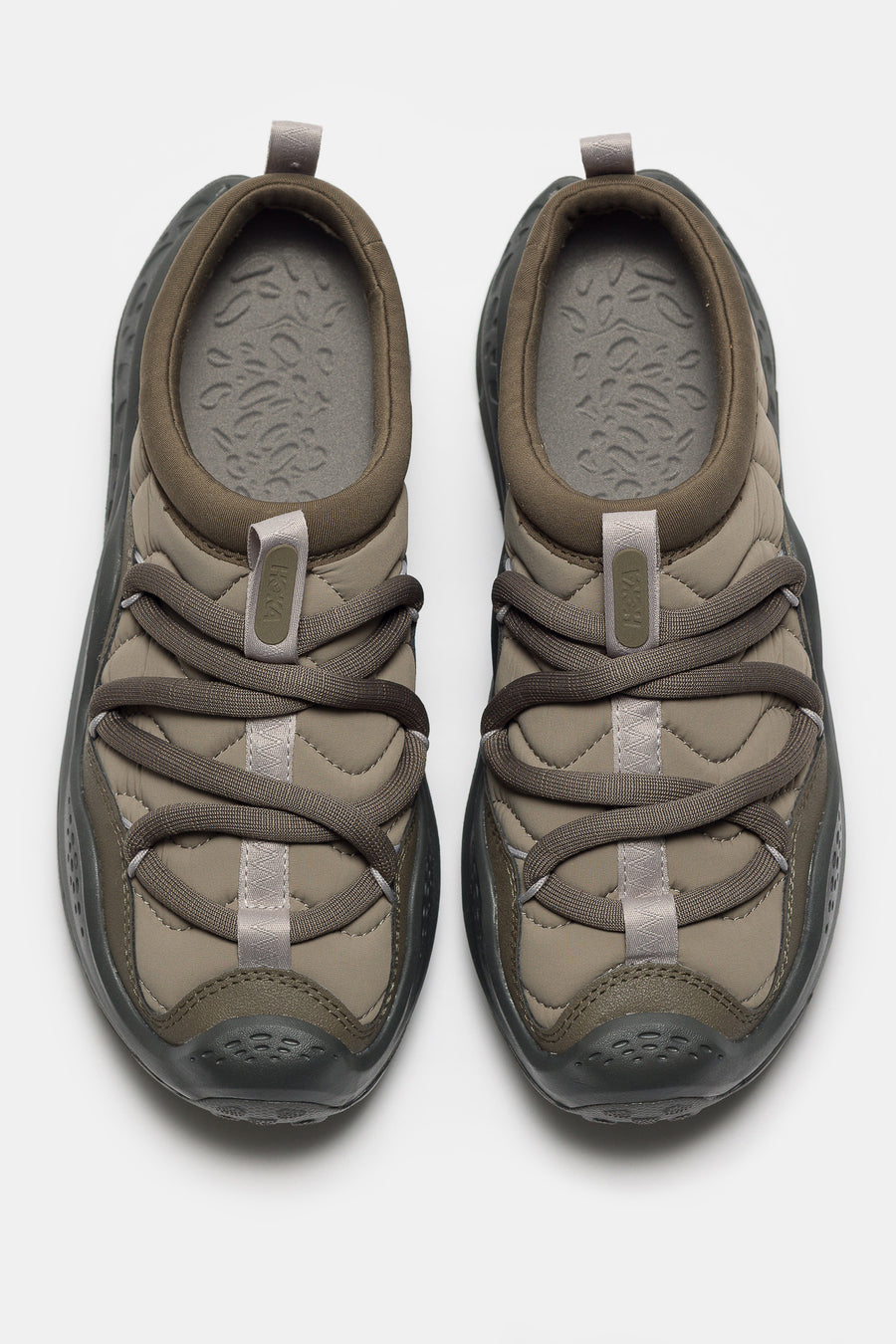 HOKA Ora Primo Sneaker in Light Roast/Asphalt Grey - Notre