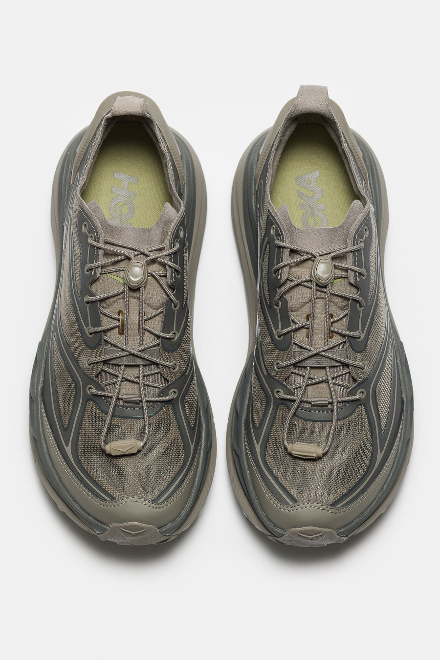 HOKA Stinson One7 Sneaker in Light Roast/Asphalt - Notre