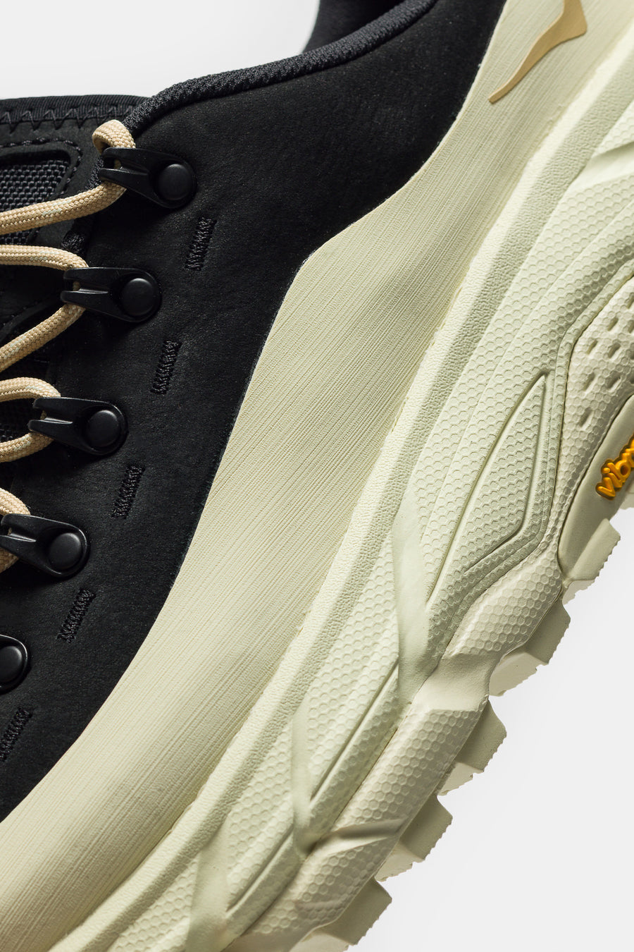 HOKA Tor Summit Sneaker in Black/Pampas Green - Notre