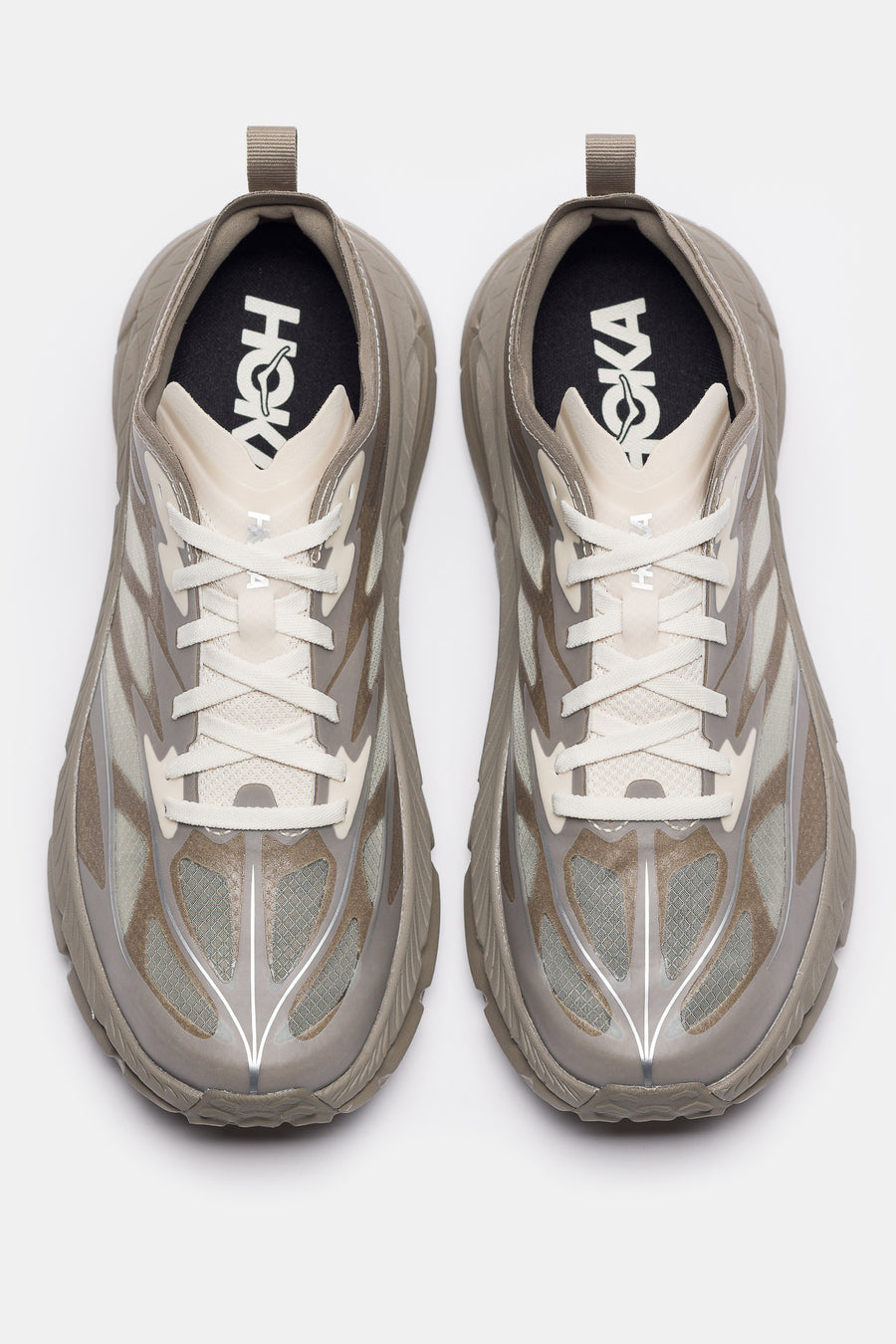 HOKA Mafate Speed 4 Lite Sneaker in Light Roast/Oatmilk - Notre