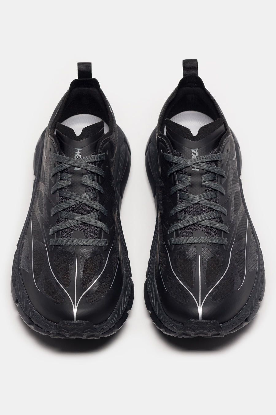 HOKA Mafate Speed 4 Lite Sneaker in Black/Outer Orbit - Notre
