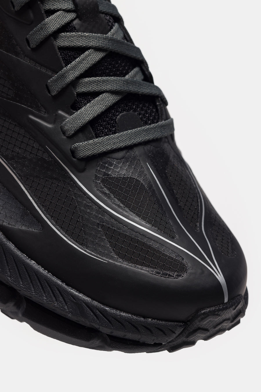 HOKA Mafate Speed 4 Lite Sneaker in Black/Outer Orbit - Notre