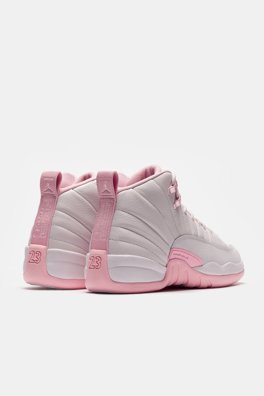 Jordan Air Jordan 12 Retro Big Kids Sneaker in Pearl Pink/Medium Soft Pink - Notre